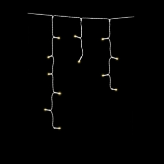 my home LED-Lichterkette Livva in 6, 12 und 24 m Kettenlänge, 960-flammig, LED-Eisregen Lichterkette, warmweißes Licht, Timer, + 3 m Zuleitung