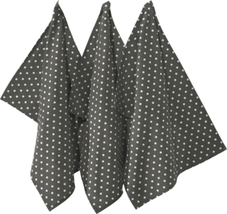 REDBEST Geschirrtuch Geschirrtuch "Orlando" 3er-Pack, Baumwolle Punkte