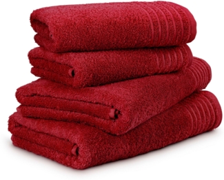Möve Handtuch Set New Classic, Walkfrottier (4-St), 2x Hand- und 2x Duschtücher, 100% bester Baumwolle (480 g/m)