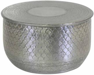 Orientalischer Beistelltisch Alava Silber M