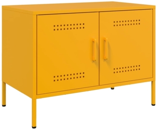 vidaXL TV-Schrank Senfgelb 68x39x50,5 cm Stahl 842940