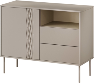 Kommode Toderko 1D2S (Farbe: Beige)