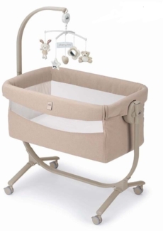 Baby Beistellbett Cullami | Mehr Farben verfügbar | inkl. Wippfunktion | 8-fach höhenverstellbar