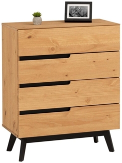 IDIMEX Kommode TIBOR, Kommode Anrichte Schubladenkommode Sideboard mit 4 Schubladen nordisch