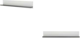 Home affaire Wandregal Sherwood, Breite 160 cm, in modernem Holz Dekor, 28 mm starke Ablageböden