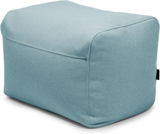 Sitzsack ‘Pouf Plus 70‘, Bezugstoff - Dunes, 100% Olefin, Turquoise, 45x60x70 cm cm.