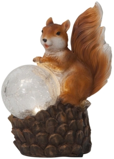 LED-Solar-Figur "Squirrel", braunes Eichhörnchen
