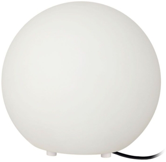 s.luce Globe pro langlebige Garten Außenkugel Weiß Weiß Ø 40cm