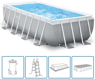 Intex Pool-Set Prism Frame Rechteckig 488x244x107 cm 26792GN 3202761