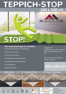 Morgenland Teppichunterlage - Langlebigkeit Pro - Langlebigkeit Pro - rechteckig - 340 x 240 - Weiß
