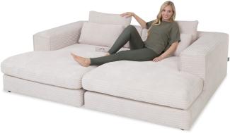 SANSIBAR Living Sofa Megasofa SANSIBAR NORDENHAM BHT 226x84x176 cm beige Bigsofa Couch