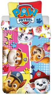 PAW PATROL Babybettwäsche PAW Patrol Baby- Bettwäsche "Köpfchen", 100x135cm