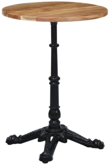 vidaXL Bistrotisch-Gestell Schwarz 52x52x72 cm Gusseisen 325433