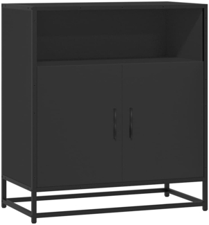 vidaXL Sideboard Schwarz 68x35x76 cm Holzwerkstoff 848999