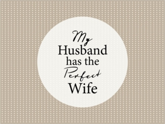 Matteo - Tischmatte ". Perfect Wife" Vinyl 866765 Platzmatte Platzset Tischset