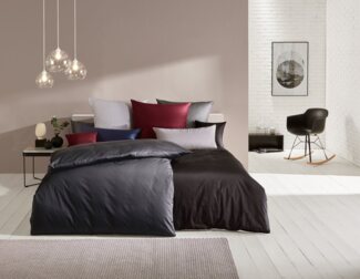 Kaeppel Bettwäsche Uni, Mako-Satin, 2 teilig, Unifarben