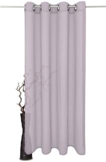VHG Vorhang nach Maß Milla, Ösen (1 St), halbtransparent, Polyester, Gardine in Leinenoptik