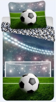 BrandMac Babybettwäsche Baby-/Kleinkinder Bettwäsche-Set - Fußball "Goal" 135x100, 2 teilig