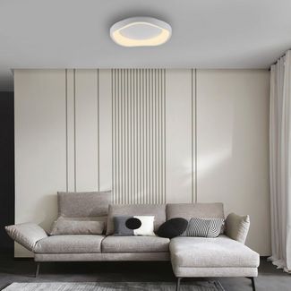 SCHÖNER WOHNEN-Kollektion LED Deckenleuchte MONTA, Memoryfunktion, LED fest integriert, Warmweiß, SCHÖNER WOHNEN Kollektion, 3-Stufen Dimmer, Memoryfunktion