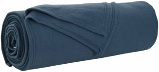 vidaXL Überwurfdecke Marineblau 350x270 cm Fleece 42017136