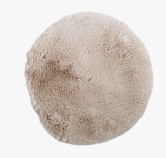 VIVA Home Tischläufer Dekofell Kuschelfell Ø 38 cm (Stück, 1 Läufer), kuschelig, weiche Dekoration