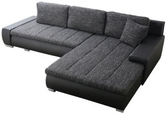 Furnix Ecksofa DARCELLE Polsterecke mit Schlaffunktion Bettkasten Kissen Couch L, 297x85x210cm