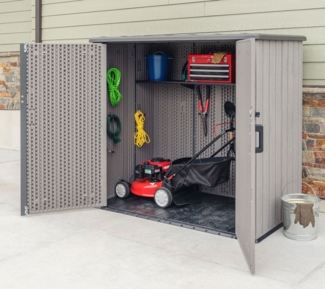 Lifetime Kunststoff Geräteschrank | Dunkelgrau |