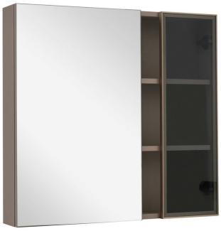 OKWISH Badezimmerspiegelschrank Spiegelschrank,Badmöbel (Spiegelschrank,Badmöbel, 1-St, mit Metallrahmendesign) mit Stauschrank hinter dem Spiegel, offenen Raum