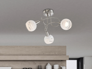 GLOBO Deckenleuchte LED Wohnzimmer Deckenlampe Deckenstrahler 3-Flammig 54341-3