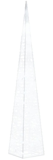 vidaXL LED-Leuchtkegel Acryl Deko Kaltweiß 60 cm 328956