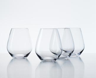 Spiegelau Authentis Casual Universalbecher XL, 4er Set, Weinglas, Rotweinglas, Weißweinglas, Wein, Glas, Kristallglas, H 11. 9 cm, 625 ml, 4800280