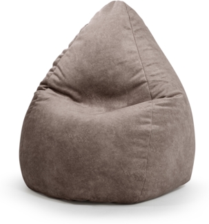 SITTING POINT only by MAGMA Sitzsack Karolina XL Samt Taupe