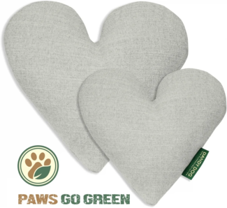 Dandy Dog Hundespielzeug Eco Dog Herz Grey Größe L/XL