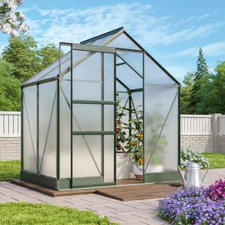 Vitavia Gewächshaus "Apollo 2500", smaragd grün, 2,5 m²,6 mm HKP