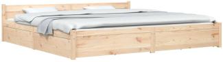 vidaXL Bett mit Schubladen 200x200 cm [3103579]