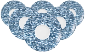 Seltmann Weiden Life Fashion Untertasse ø 16,5 cm 6er Set - Classic Blue