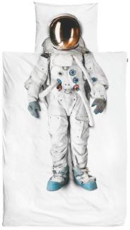 Snurk Kinderbettwäsche Astronaut, Perkal, 2 teilig, Astronaut, Weltall, Weltraum