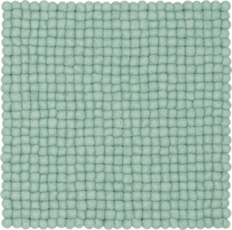 myfelt Stuhlkissen Filzkugel Sitzauflage eckig - 36x36 cm, 100% reiner Schurwolle, quadratisch, schmutzabweisend