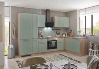 BASIC by Balculina Winkelküche Marsi, Stellmaße 310x175 cm, wahlweise mit E-Geräten, mit Soft-Close-Funktion