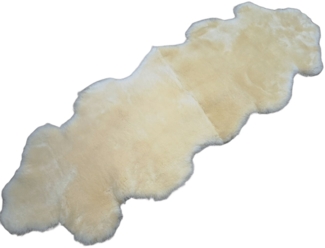 Provellus Fellteppich Öko Schaffell XXL – Medizinisch gegerbt, Läufer/Teppich ca. 190×70 cm