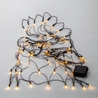 Star LED-Netz 'Akku', 80 warmwhite LED 0,8x1,5 m