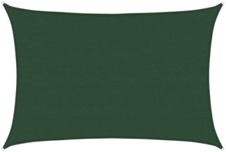 vidaXL Sonnensegel 160 g/m² Dunkelgrün 5x6 m HDPE 311466
