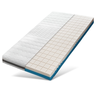 Sleepneo - Matratze Härtegrad H2/H3, Höhe 18cm, 7 Zonen Kaltschaummatratze mit hochwertigem Doppeltuchbezug, Hergestellt in Europa, 180 x 200 cm