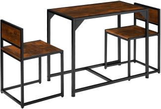 tectake Sitzgruppe Milton, (Set, 3-tlg), 3-teilig