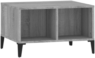 Couchtisch, Sofatisch Grau Sonoma 60x50x36,5 cm Holzwerkstoff