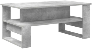 vidaXL Couchtisch Beton Grau 90 x 50 x 40 cm Holzwerkstoff 8000215