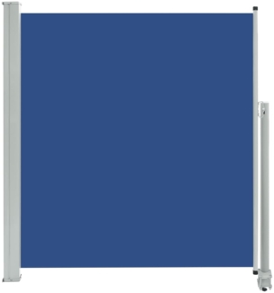 vidaXL Ausziehbare Seitenmarkise 140 x 300 cm Blau 48347