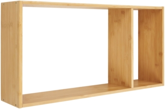 Wandregal, Bambus, natur, 70 x 15 x 35,5 cm