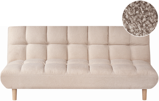 Schlafsofa 3-Sitzer RISOR Bouclé Beige