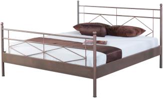 Bed Box Metall Bettrahmen Bettgestell Maria 1022 Größe 180x210 cm